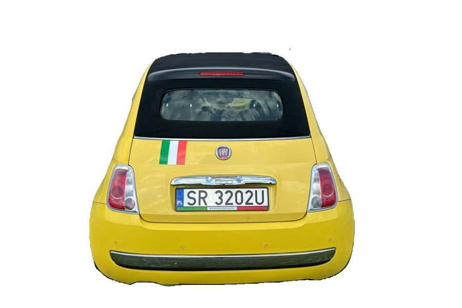 Fiat 500 Cabrio ŻÓŁTO/CZARNY