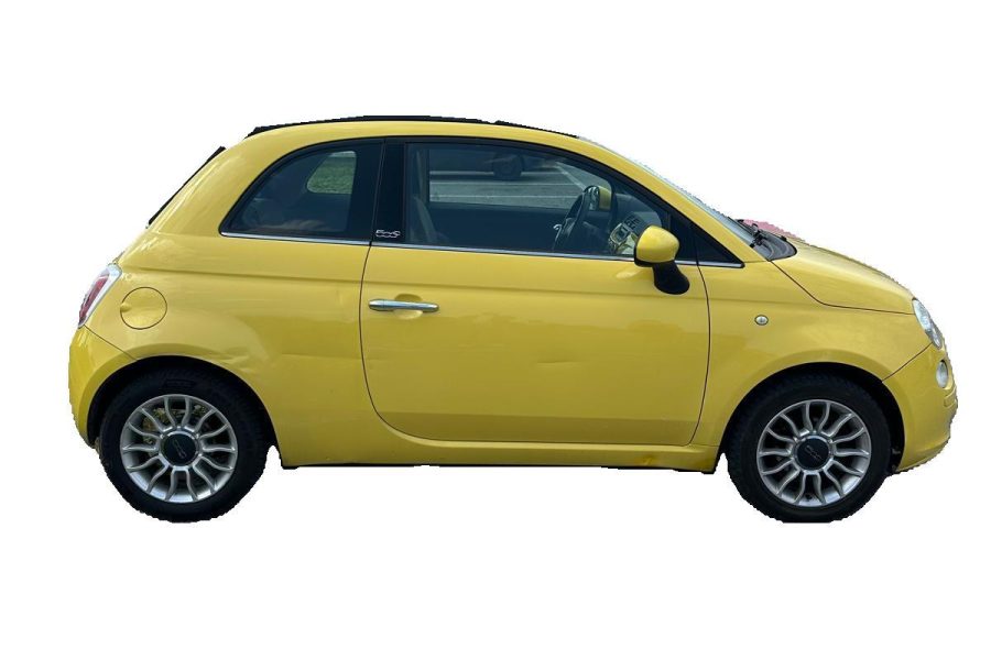 Fiat 500 Cabrio ŻÓŁTO/CZARNY